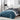 All Season U-Shape Reversible Cooling Comforter Classic Teal+Silver Grey