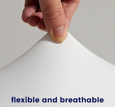 100% Microfiber Jersey Knit Comforter Set White