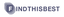 Logo with 'FINDTHISBEST' text on a white background