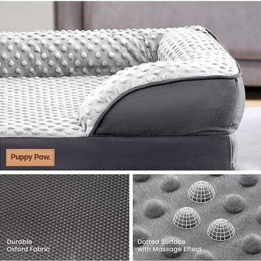 Puppy Paw Luxurious and Plush Dog Sofa Bed for Ultimate Comfort