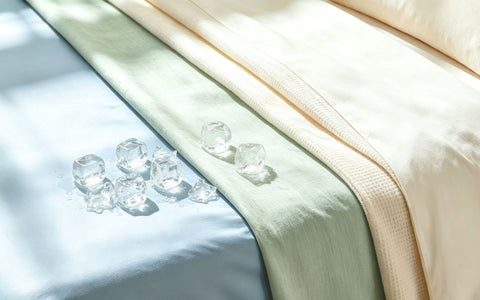 Performance cooling fabric, bamboo-derived viscose, and jersey cotton compared for cooling comfort