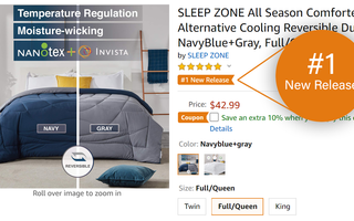 SleepZone,NanoTex,Bedding,Comforter,CounponCode,Discount