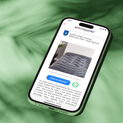 Sleep Zone Mattress Pads Earn Top Spots in The Jerusalem Post's Best Cooling Mattress Pads List