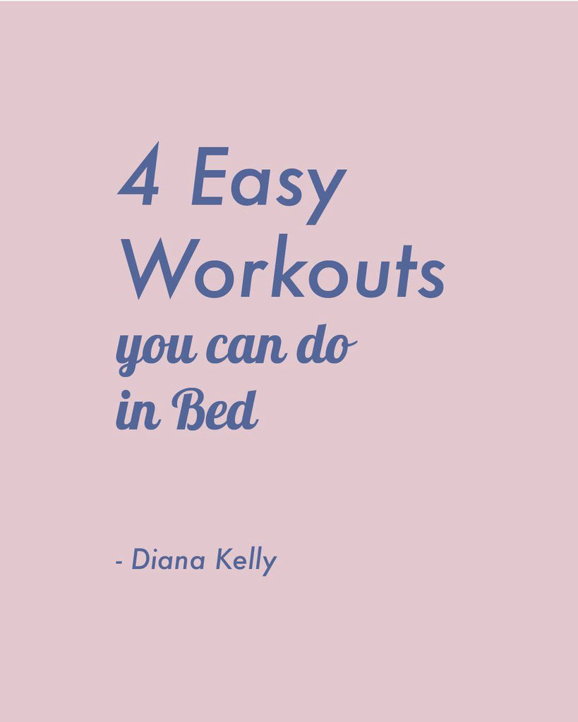 Simple exercises you can do in bed