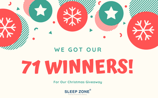 SleepZone,Bedding,Chirstmas,Giveaway,GiftCard,DuvetCover,Pillow,Comforter,Winners
