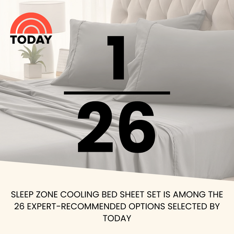 Are cooling sheets worth it? Sleep Zone Cooling Bed Sheet Set is among the 26 expert-recommended options selected by TODAY