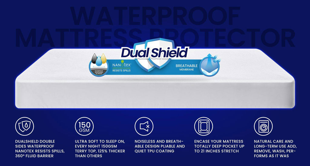 💎Finally, DualShield Waterproof Mattress Protector Is Online
