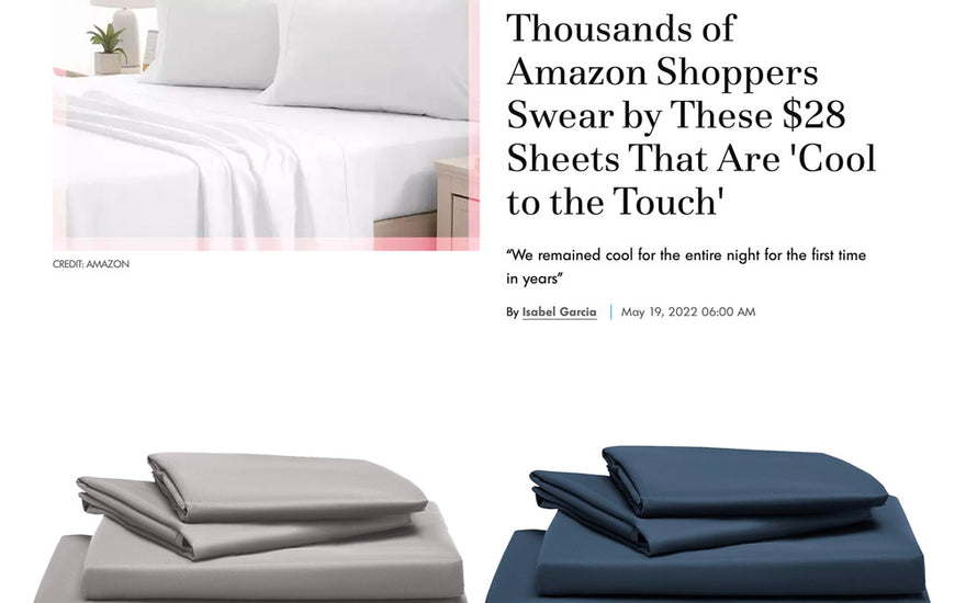 ‘Buy It! SLEEPZONE Queen Cooling Bed Sheets’ | Reviewed by PEOPLE.COM