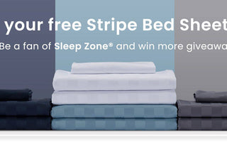 SleepZone,Bedding,BedSheet,Giveaway,SheetSet,StripeSheet,NewArrival