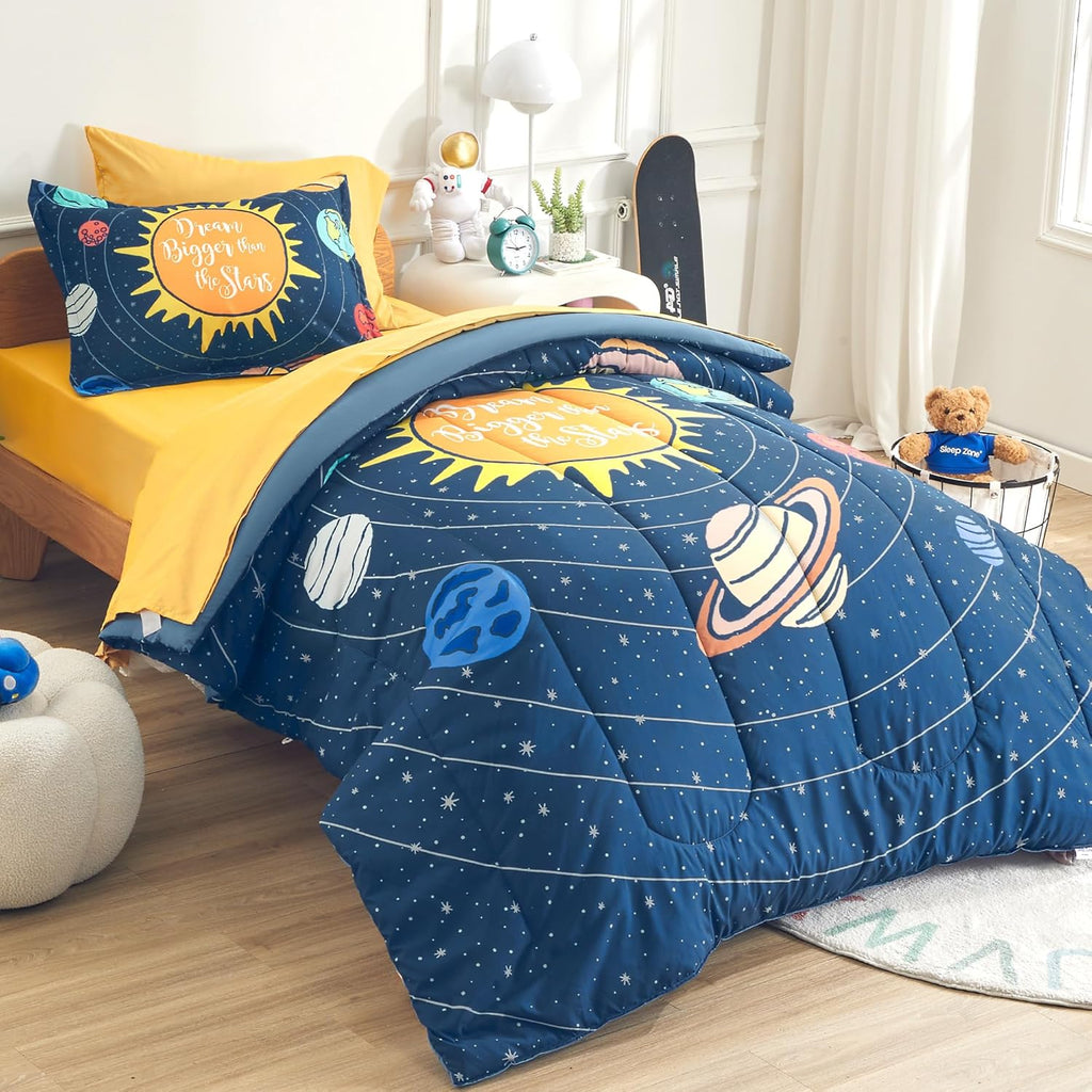 Solar System Kids Bedding Comforter Set