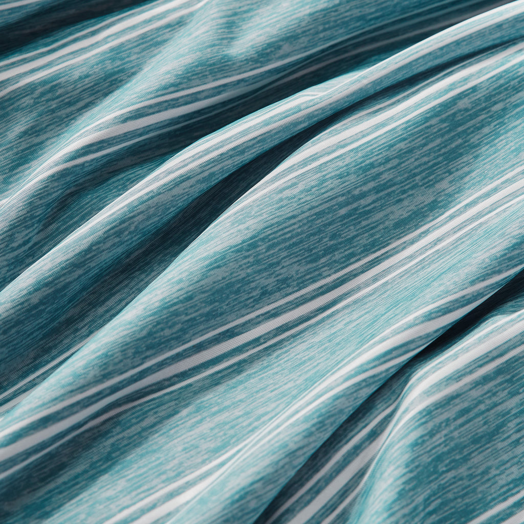 Cool Zone Striped Reversible Cooling Blankets for Hot Sleepers - Green