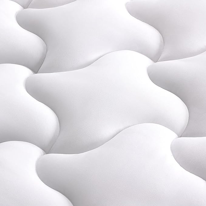 Surmatelas rafraîchissant de qualité supérieure blanc pour les dormeurs chauds 