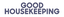 Good Housekeeping logo in purple on a white background