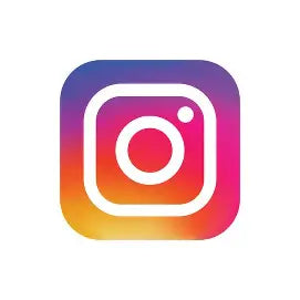 Instagram logo with a colorful gradient on a white background