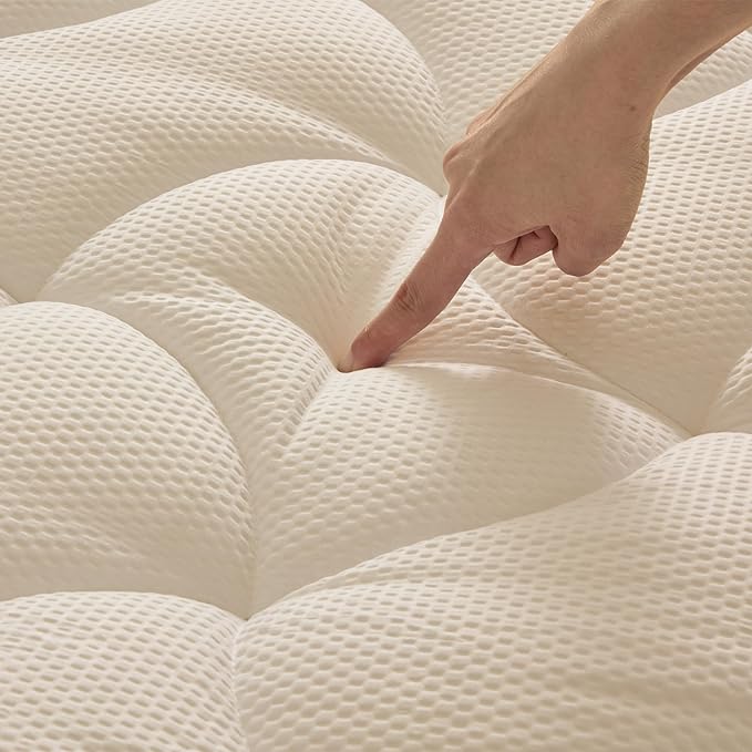 Surmatelas rafraîchissant zoné de qualité supérieure beige