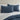 midnight pillows on a bed with midnight cotton duvet cover set against a neutral wall
