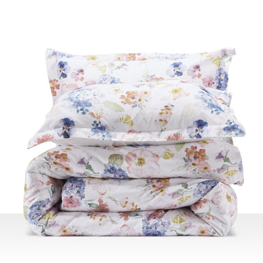 sleep zone cottonnest bedding digital printed classic floral blossoms colorful flower duvet cover sets white soft comfortable roll set with pillow