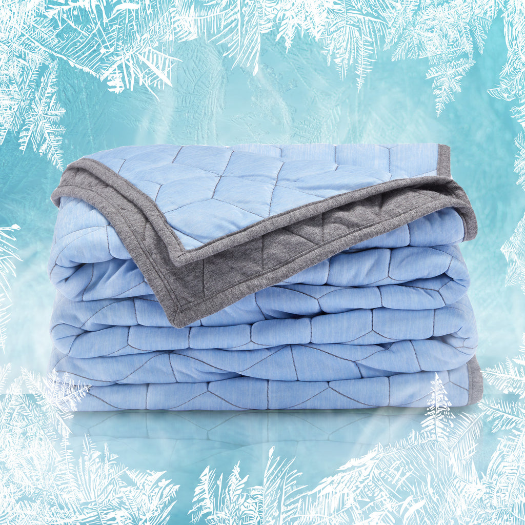 Athlete-Grade Cooling Throw Blanket for Hot Sleepers.