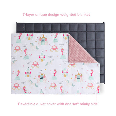 Patterned Kids Cooling Weighted Blanket