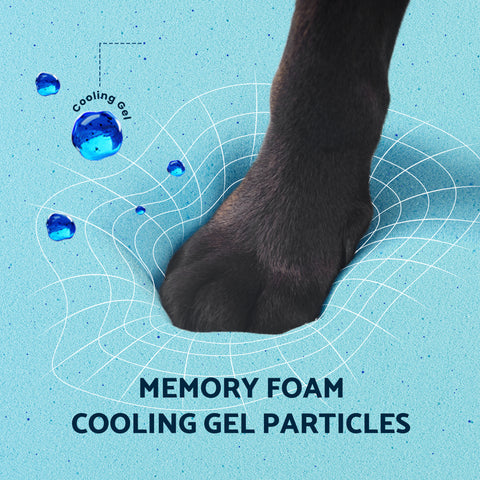 PUPPY PAW Gel Memory Foam Orthopedic Dog Bed