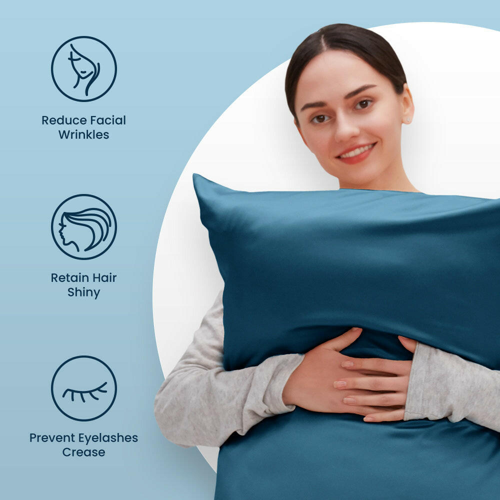 Sleep Zone® Luxe Norishing Skinfriendly Satin Pillowcases