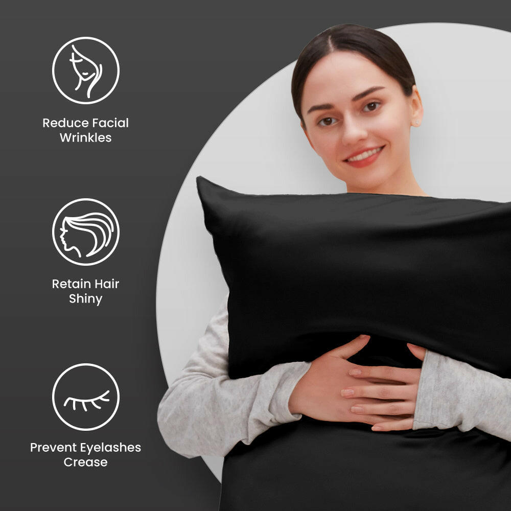 Sleep Zone® Luxe Norishing Skinfriendly Satin Pillowcases