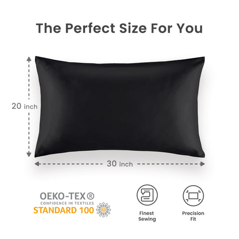 Sleep Zone® Luxe Norishing Skin-friendly Satin Pillowcases