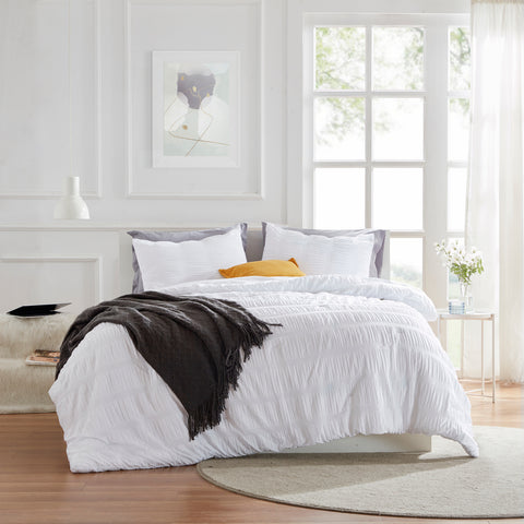Sleep Zone® Modern Luxe Seersucker Comforter Set